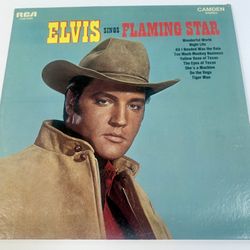 Elvis Presley Sings Flaming Star 1968 Vinyl LP CAS-2304 VG+ VG