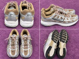 Nike P-6000 Silver Beige Sneakers  like new
