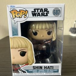 Shin Hati Star Wars Ahsoka Funko Pop Bobblehead #687 Disney Television Shows TV
