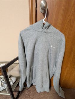 Nike Club Fleece Hoodie Heather Grey - Size XL (Great Condition)
