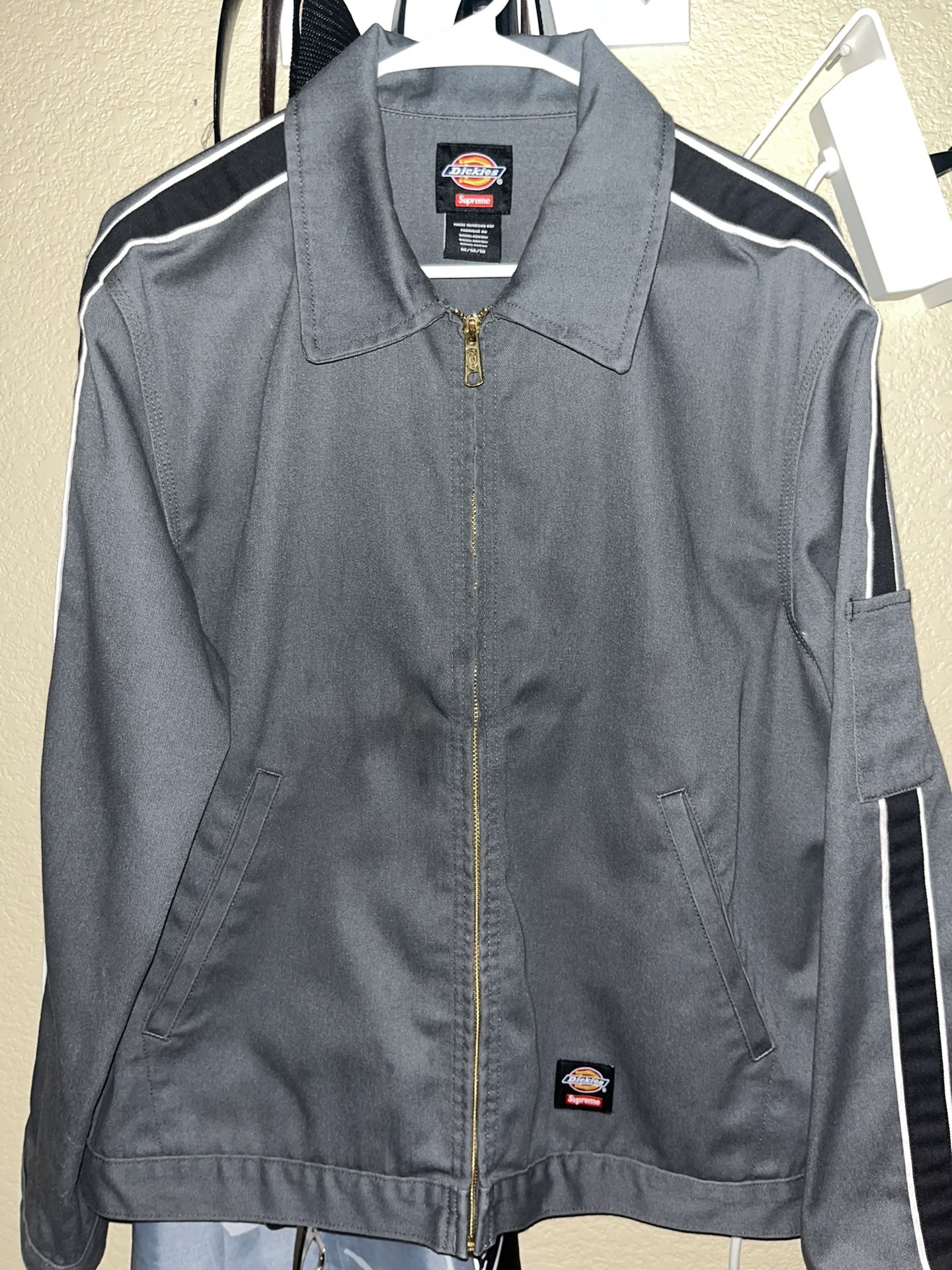 Supreme Dickies Stripe Eisenhower Jacket 