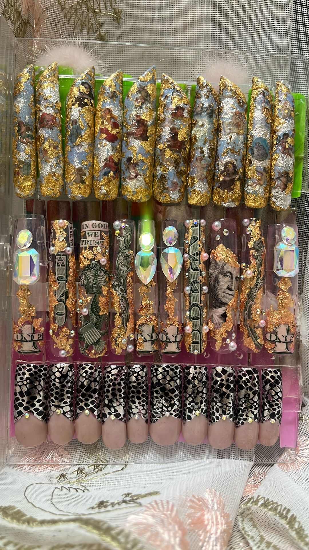 Reusable Handmade press-on Nails