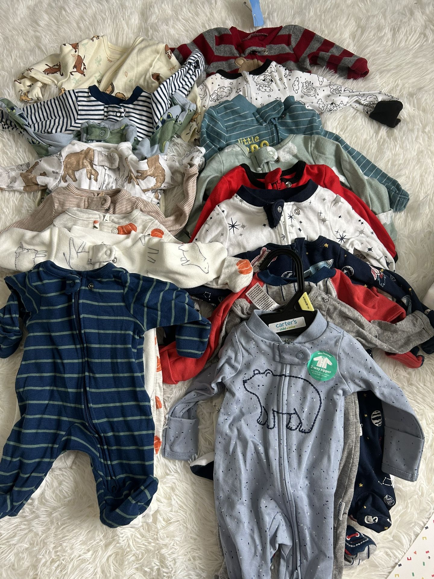 Baby Boy Newborn And Premie And 0 To 3 Months Pj