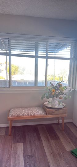 cute boho bench