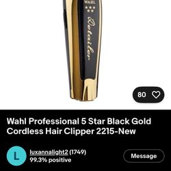 WAHL 5 Star Trimmers (UNUSED) 