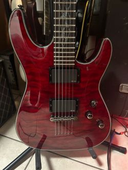 Schecter Damien Special guitar with seymour duncan invador