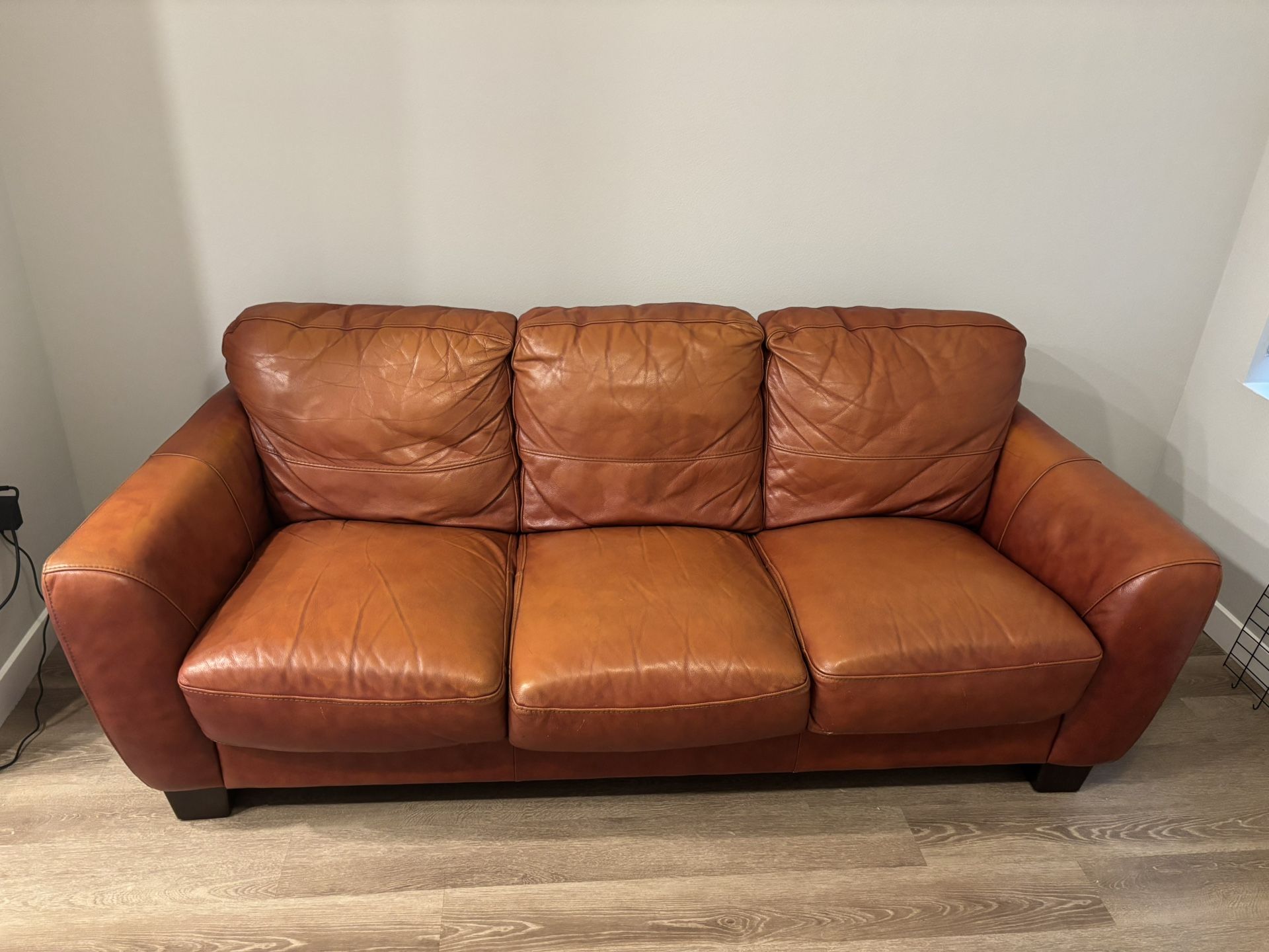 Italian Leather Sofa 