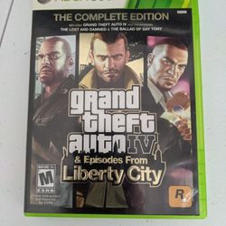 GTA IV & Episodes From Liberty City Xbox 360 Game 
