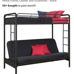 Futon Bunk Bed With Mattresses