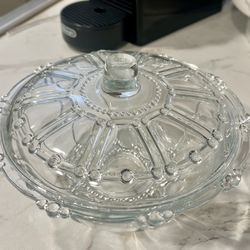 KIG Indonesia Oyster Pearl clear glass Candy Dish