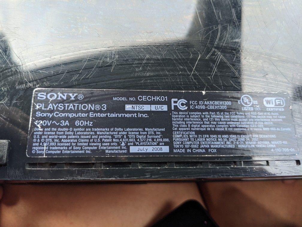 Playstation 3, Black,