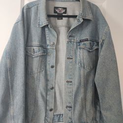 Harley Davidson Denim Jacket XXL