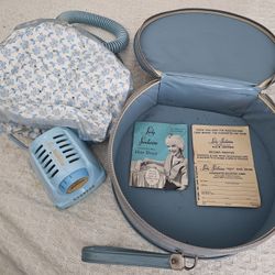 Vintage 1950’s Lady Sunbeam Controlled Heat Hair Dryer W/ Bonnet