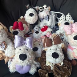 Cute plush puppy charms for sale