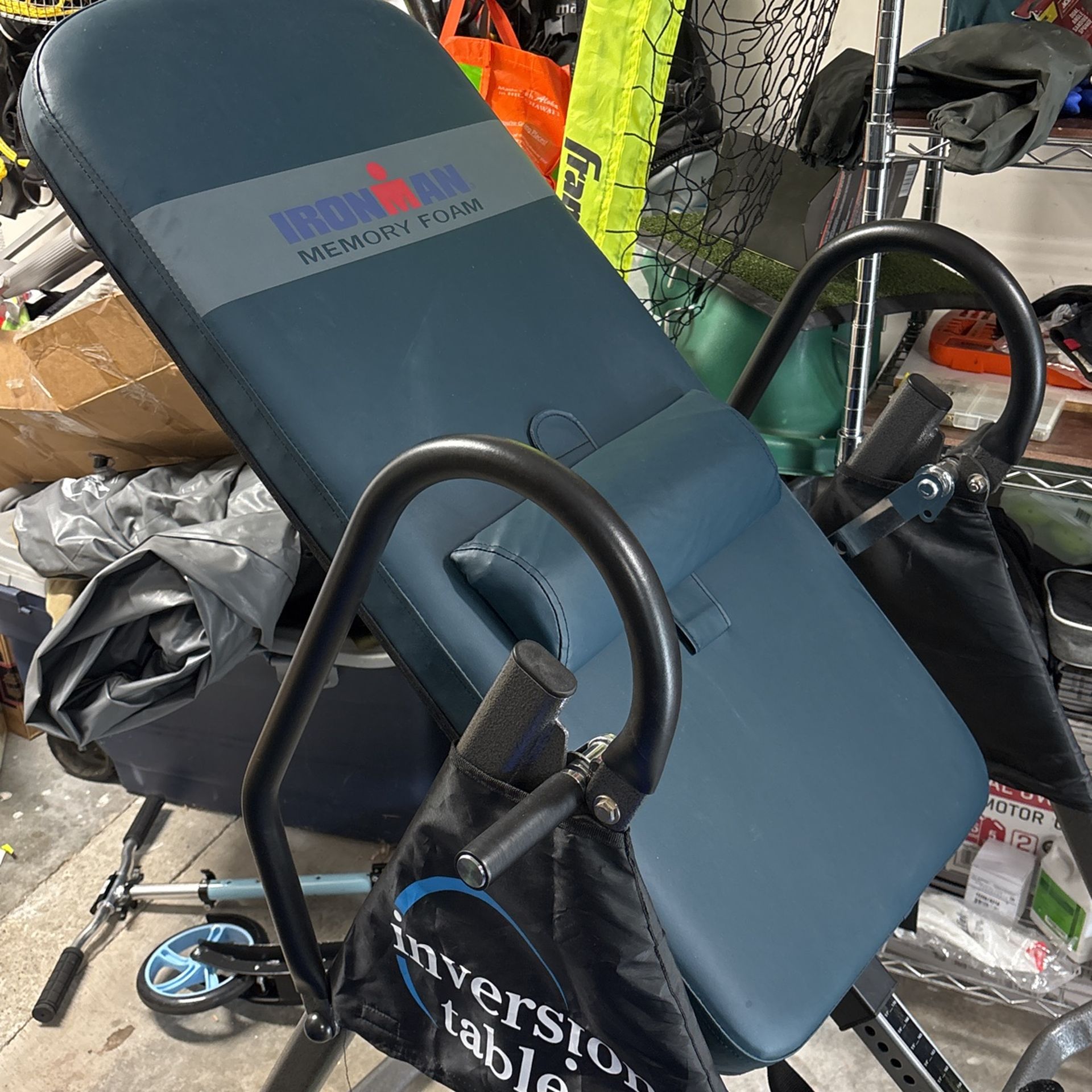Free** Ironman Memory Foam  Inversion Table
