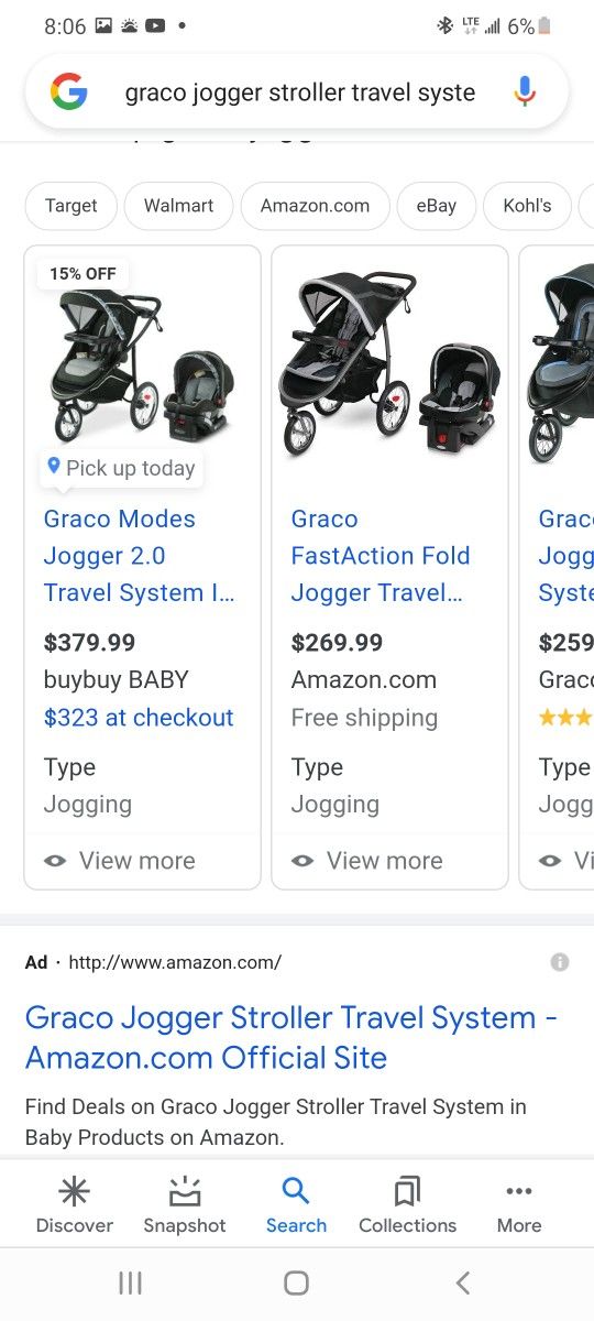 Graco modes jogger sales se travel system