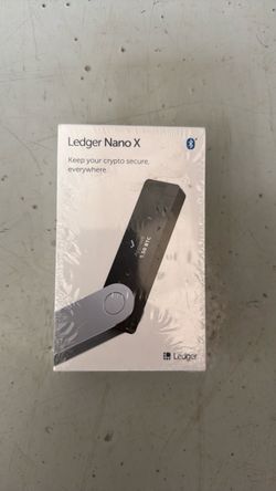Ledger Nano X Crypto Hardware Wallet – New, Factory Sealed