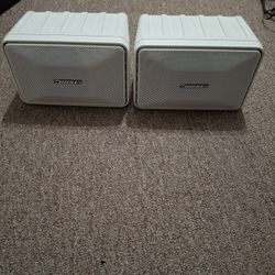 Bose Model 101 Music Monitor indoor/outdoor speakers pair White -