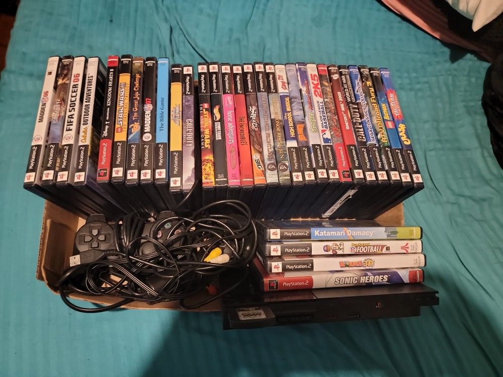 Ps2 Slim // 33 Games