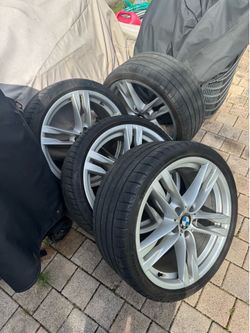 20 inch staggered BMW Rims and Tires