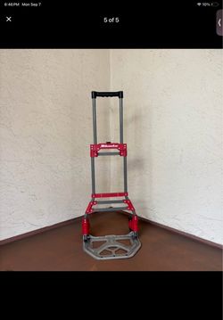 One Milwaukee Folding Hand Truck Dolly