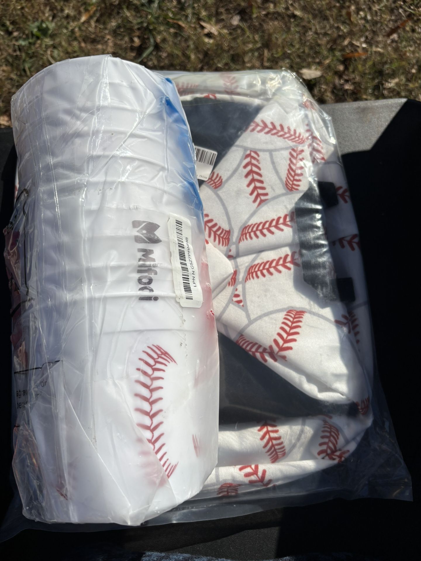 Baseball. Clothes Hamper, And Baseball Buckets.