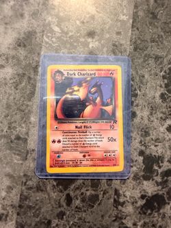 Pokémon Dark Charizard 4/82 Team Rocket Holo Rare 80HP Unlimited Edition Card