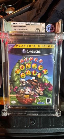 WATA 9.2 Sealed Player’s Choice GameCube Super Monkey Ball