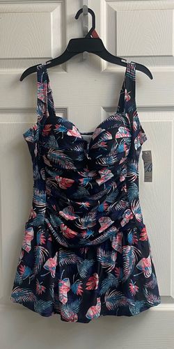 Brand new Ladies tropical print 1 piece swimsuit size 16W