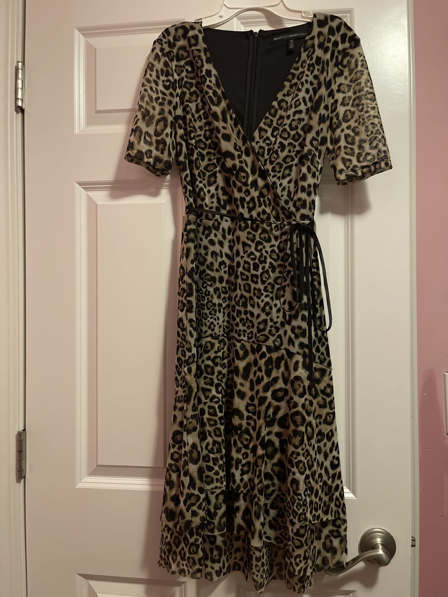 White House Black Market Leopard Print