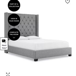 King Size Bed Frame PLUS BOX SPRING!!!!