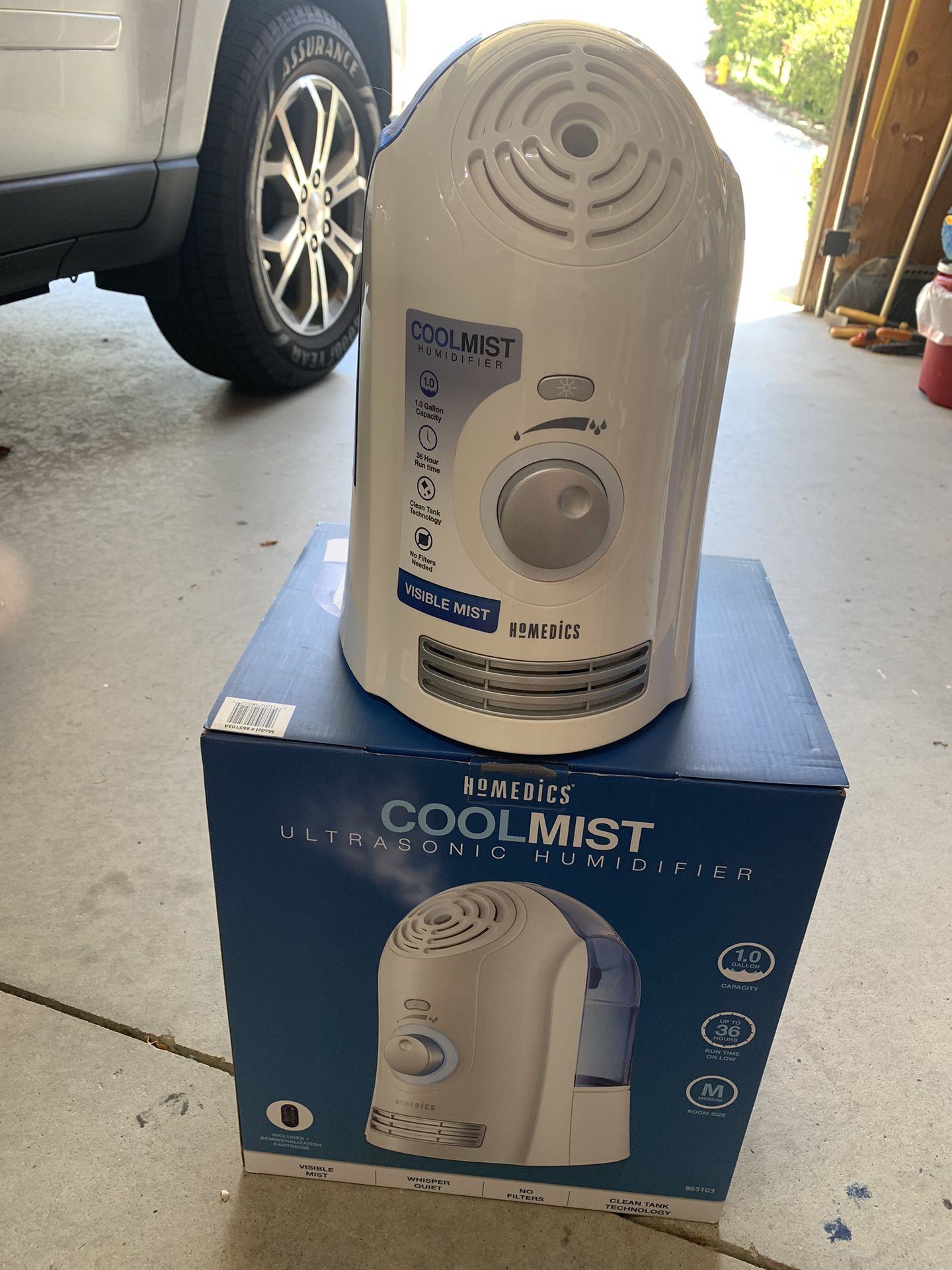 Homedics Cool Mist Ultrasonic Humidifier 