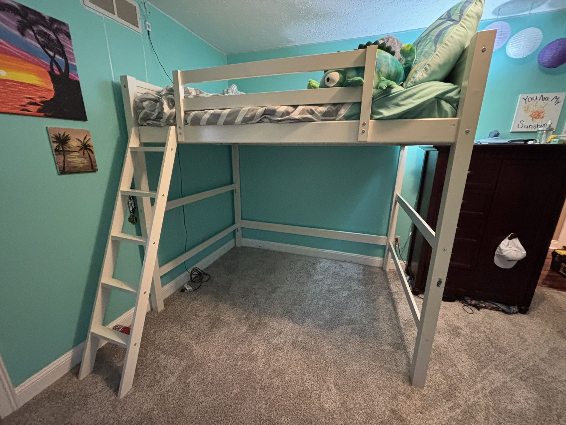 Hardwood Loft Bed