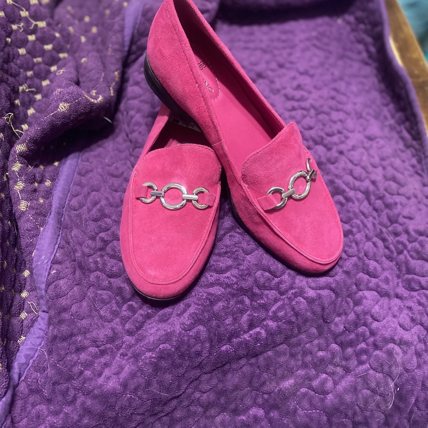 Pink Ladies’ Loafers