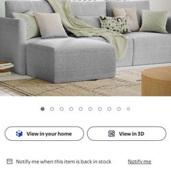 BRAND NEW! Gray Modular Couch