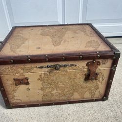 Vintage Map Storage Boxes 