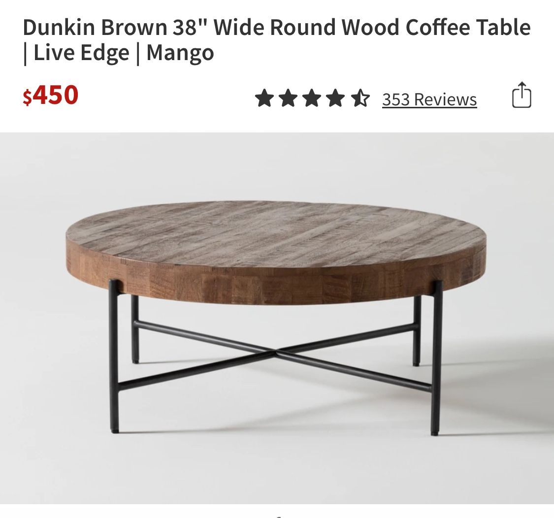 Round Coffee Table