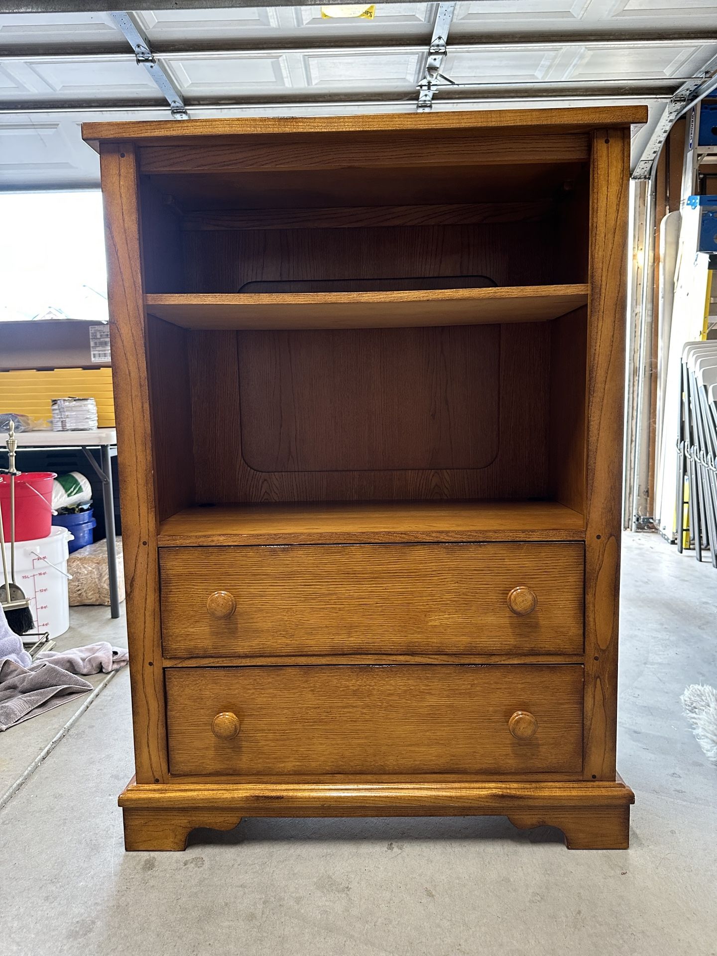 Solid Pine Wood Entertainment Center