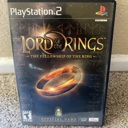 Lord Of The Rings  The Felllowship  Of The Ring Ps2