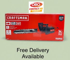 OBO New Other CRAFTSMAN 16" 12 Amp Electric Corded Chainsaw, Red/Black