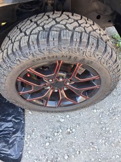 Rims with tires