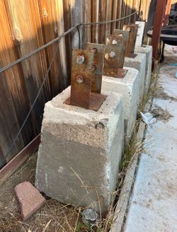 Concrete Piers Patio