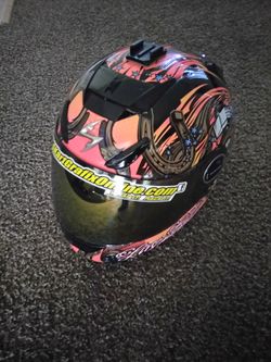 Scorpion "Live Fast" Motorcycle Helmet Sz. L