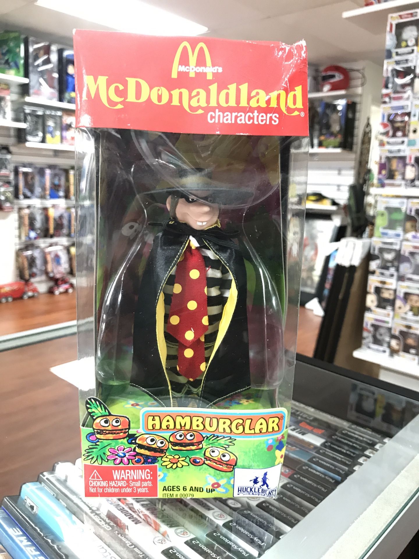 Hamburglar McDonaldland Characters Mcdonald Huckleberry 6" inch
