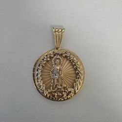 10k Jesus Pendant 
