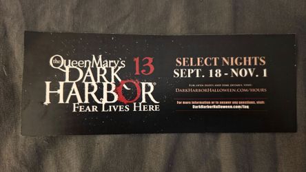 QUEEN MARY'S DARK HARBOR