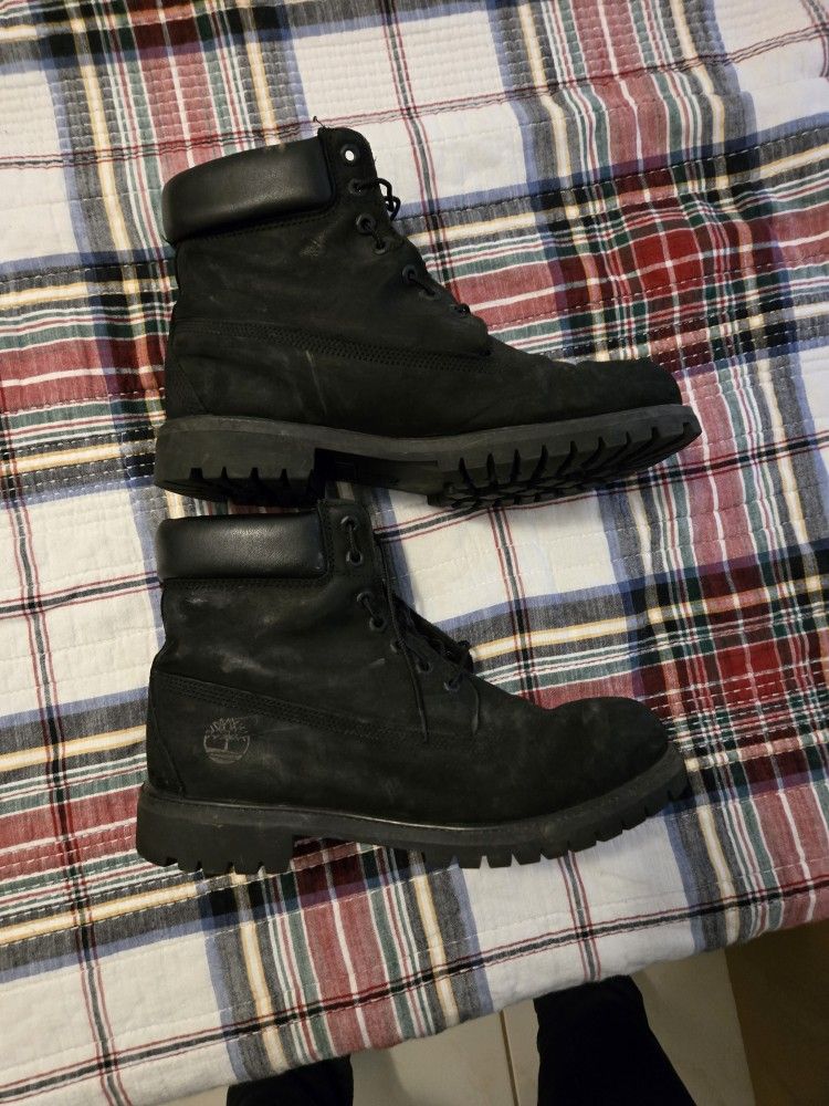 Timberland BlacK Suede Size 13