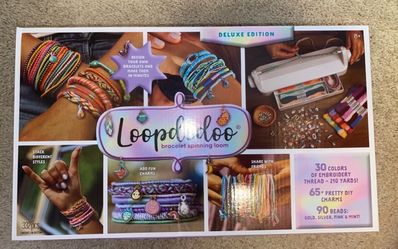 Loopedoo Bracelet Spinning Loom - Deluxe Edition