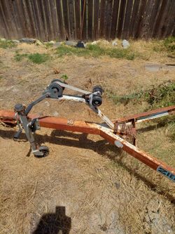 1990 zeiman single watercraft trailer