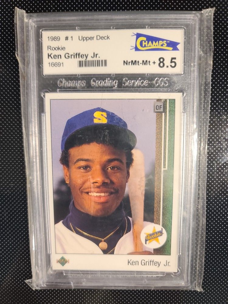 1989 KEN GRIFFEY JR (ROOKIE CARD) NMT-MT 8.5